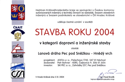 STAVBA ROKU v kategorii dopravní a inženýrské stavby